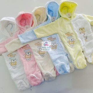 Fancy Colorful Cotton Long Sleeves Rompers