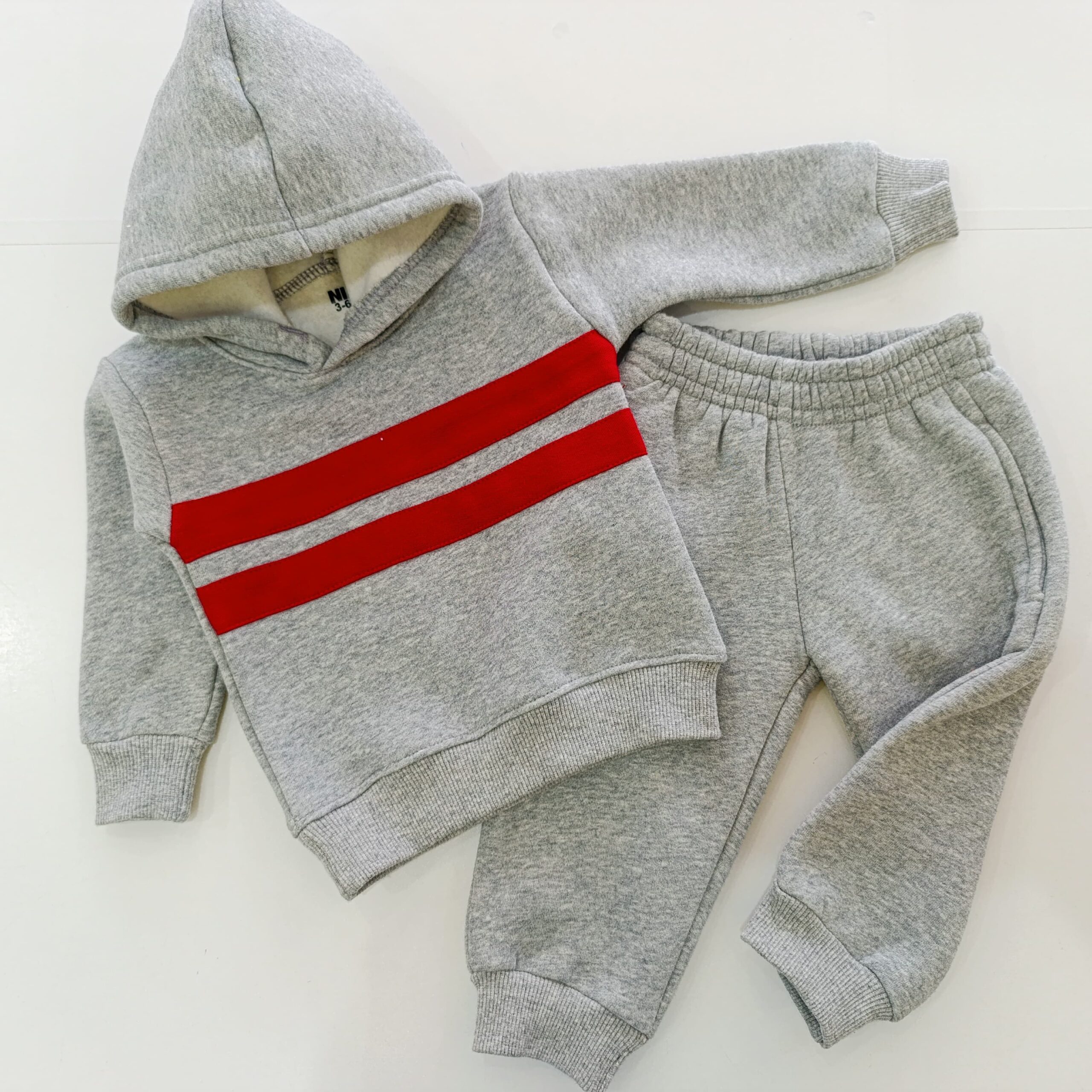 Kids Fleece Tracksuit Set with Hoodie – Warm Jogger Outfit for Boys & Girls - Image 7