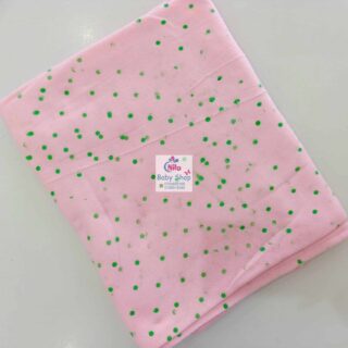 Warming Blanket / Receiving Blanket Made of Baby Cotton - Pink