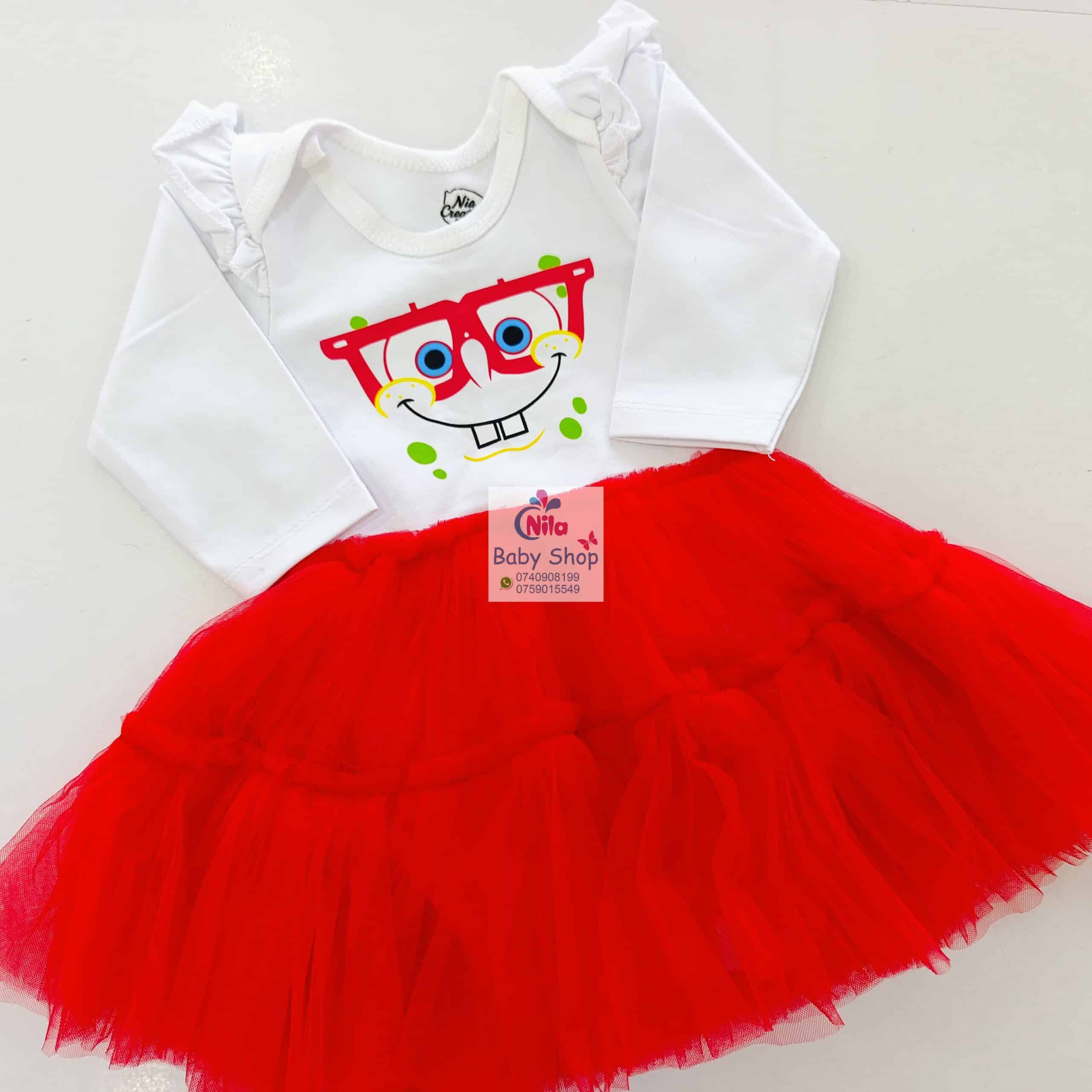 Baby Girls Branded Onesie-Tutu Style Outfit - Image 11