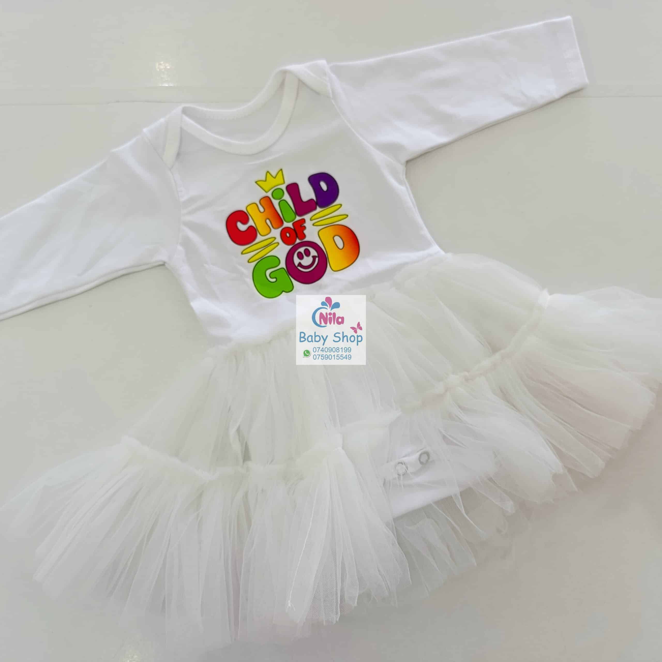 Baby Girls Branded Onesie-Tutu Style Outfit - Image 5