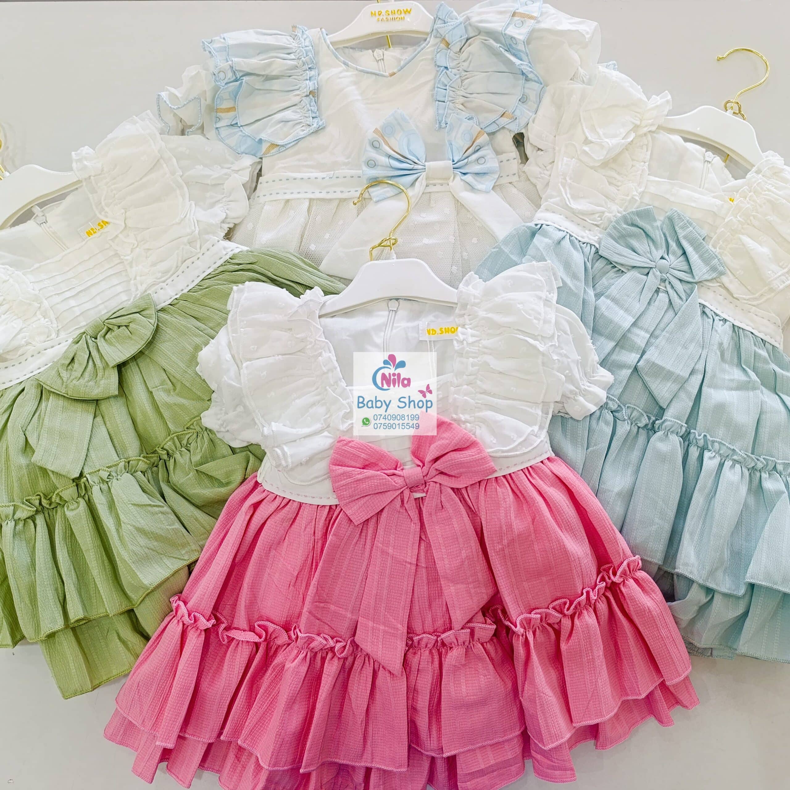 Girls' Stylish Sleeveless Dress