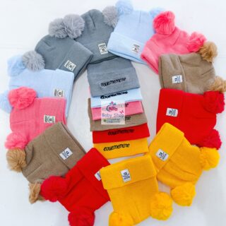 2pc Set Baby Hat and Scarf