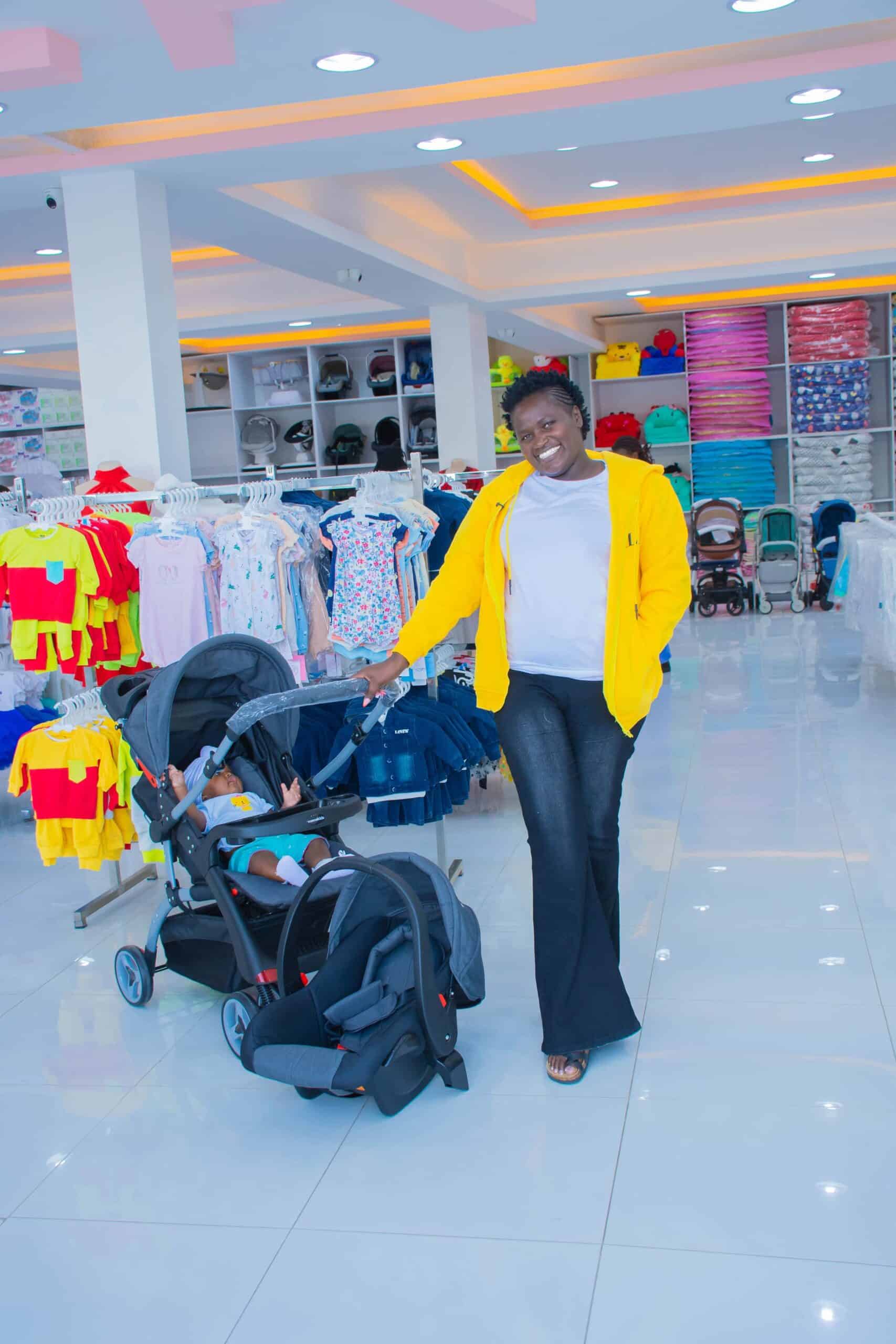 2-in-1 Baby Stroller & Infant Car Seat Travel System with Adjustable Canopy - Image 5