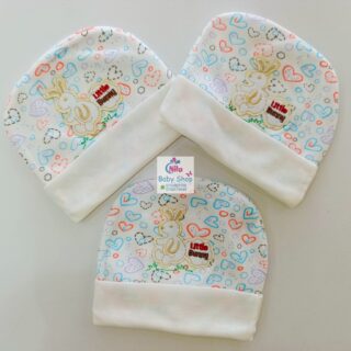 Pure Cotton Newborn Kofia - White