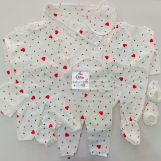 11 Pieces Unisex Newborn Baby Receiving Set