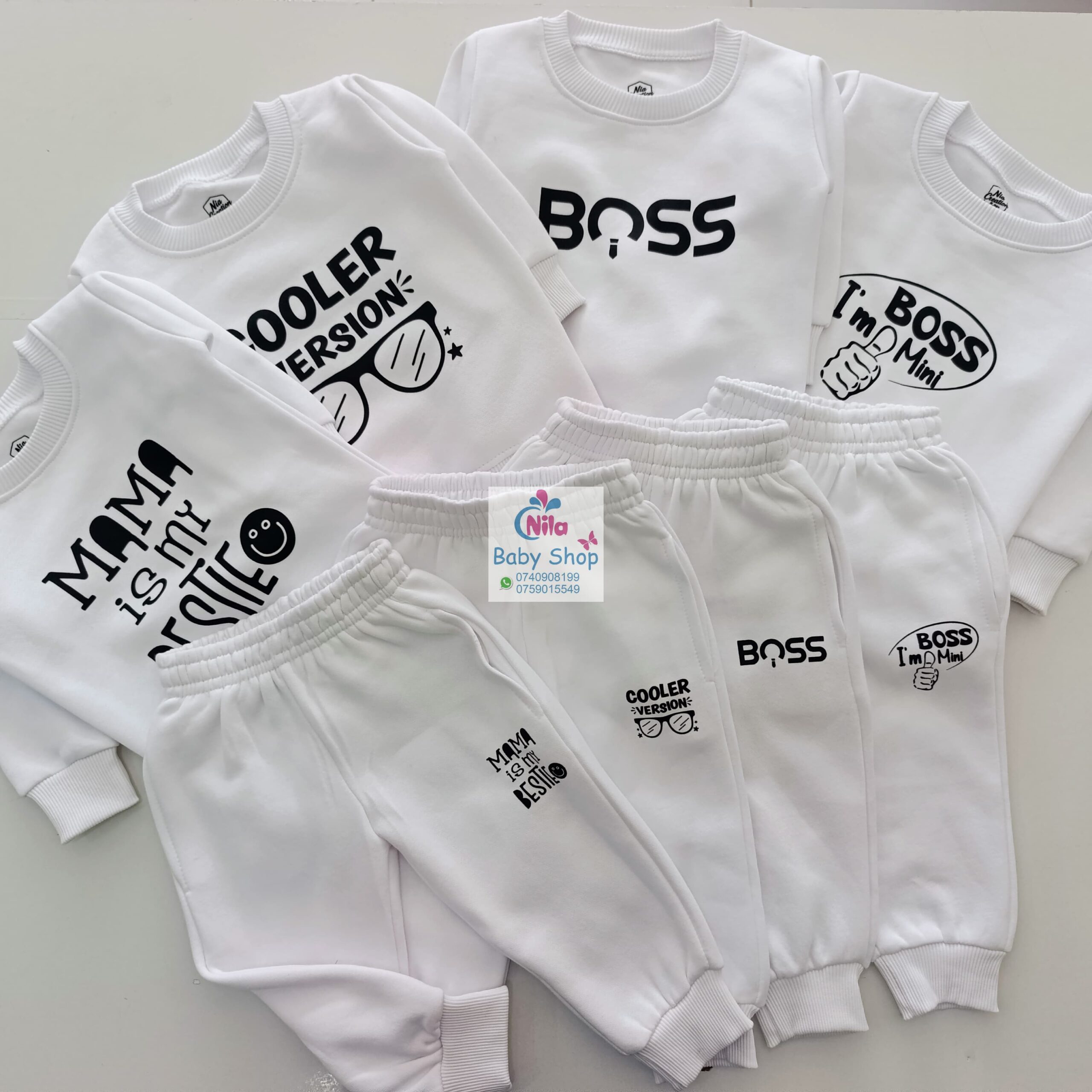 Kids' 2PC Clothing Set Sweatshirt + Jogger Pants
