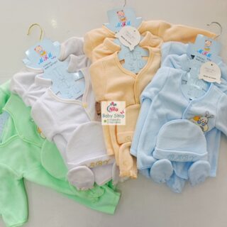 5Pcs Unisex Newborn Receiving Set