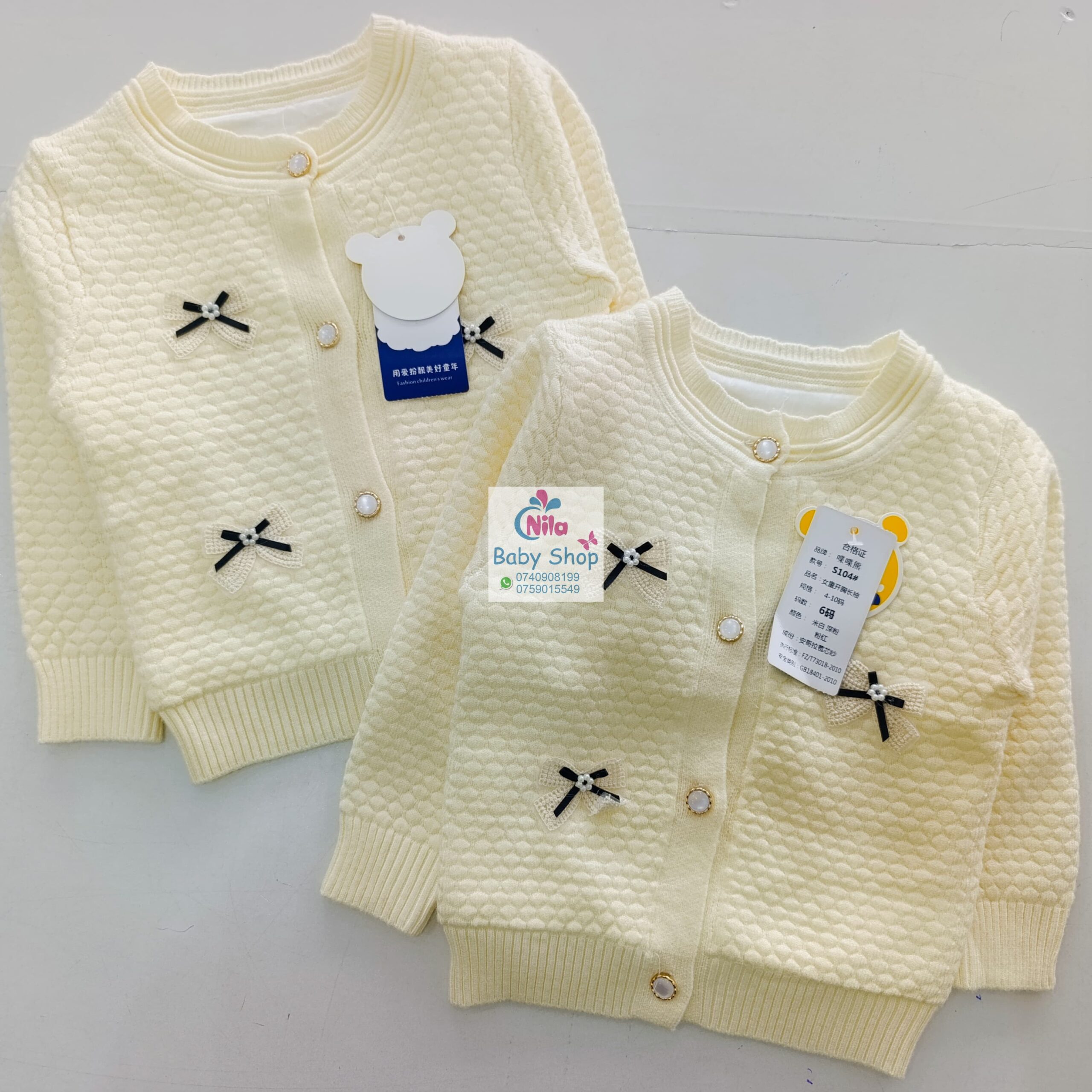 Kids Long Sleeve Infant Button Front Top Wear - Image 4
