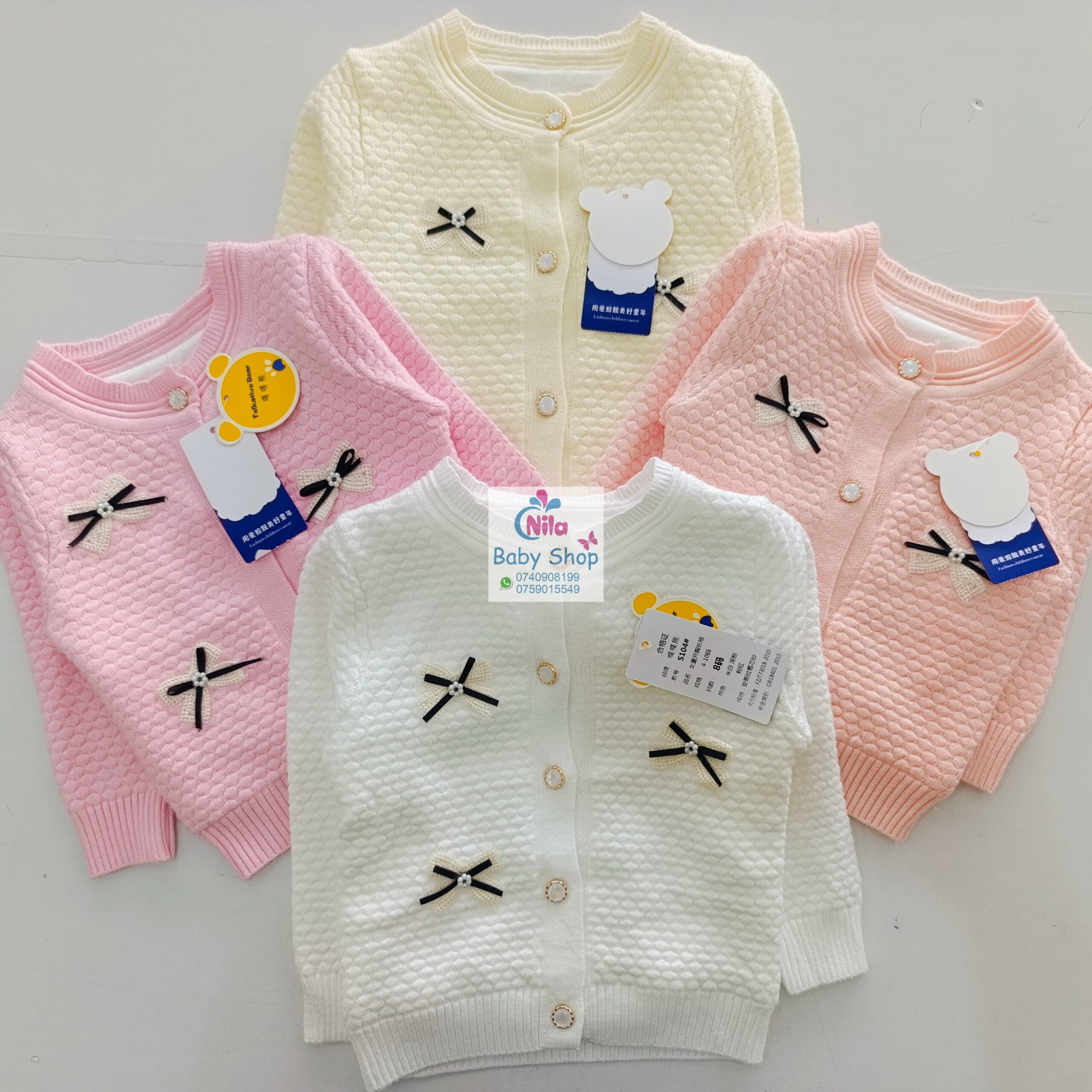 Kids Long Sleeve Infant Button Front Top Wear