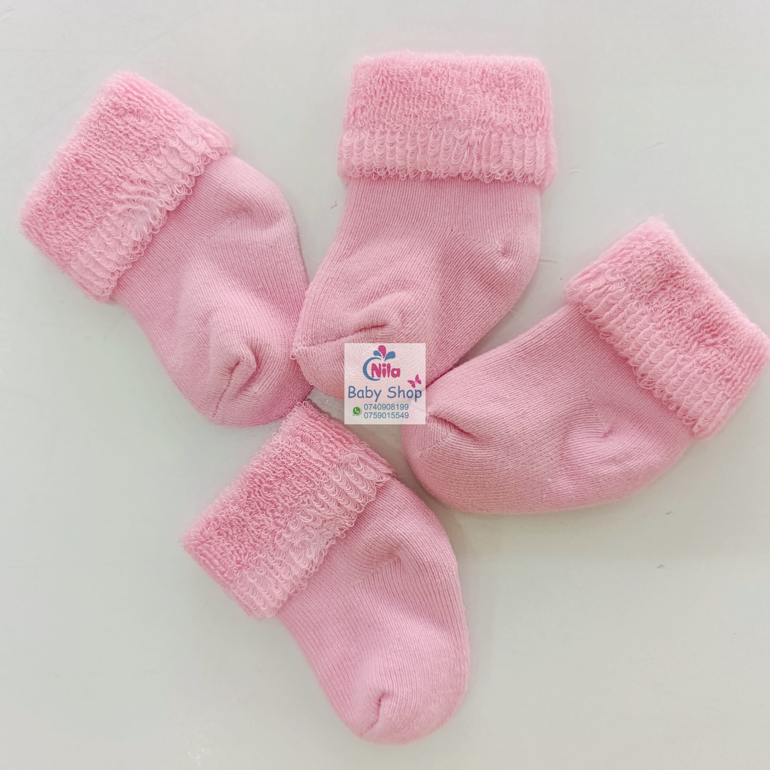 Newborn Baby Soft Cotton Socks Set - Anti-Slip, Breathable, Multi-Color Infant Socks - Image 3