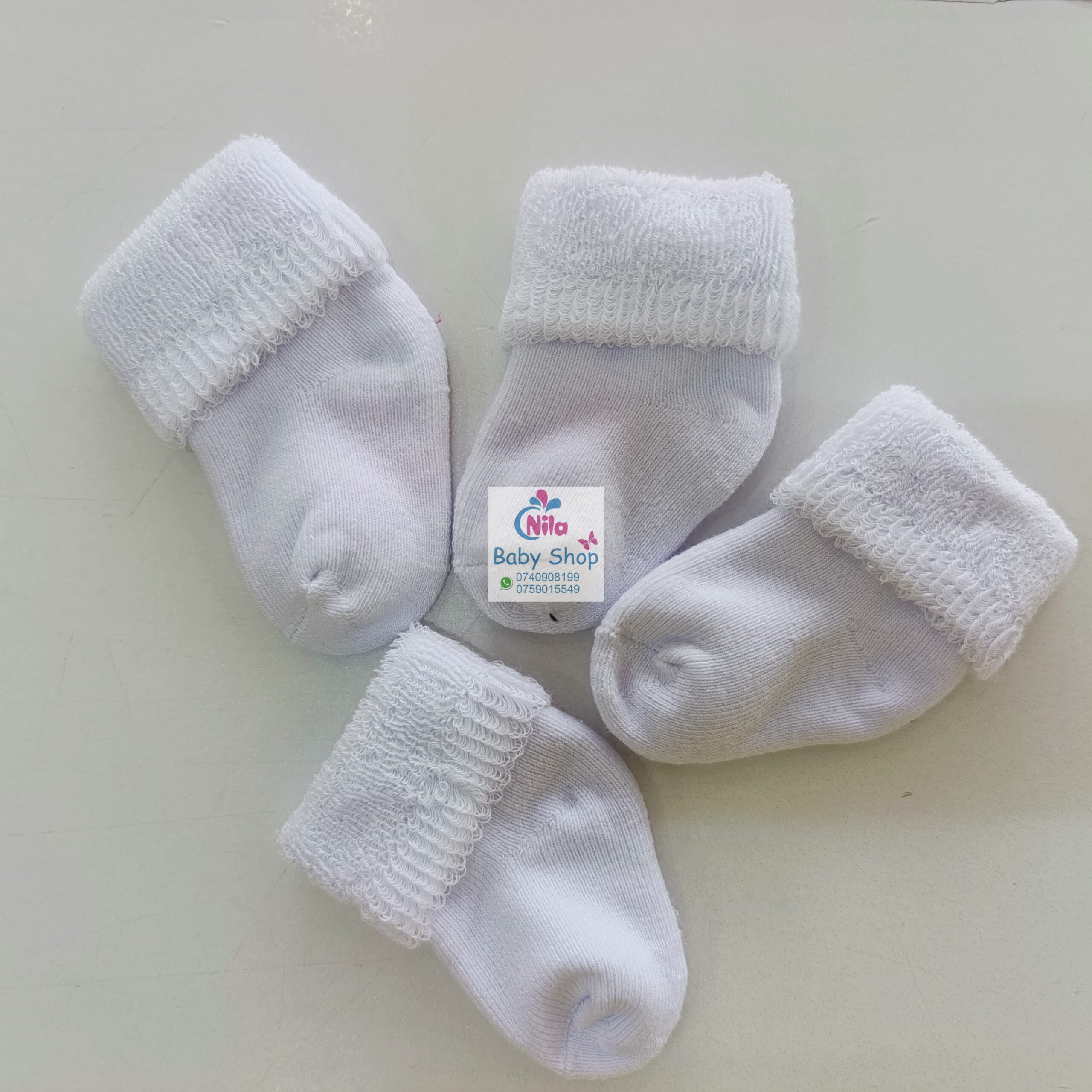 Newborn Baby Soft Cotton Socks Set - Anti-Slip, Breathable, Multi-Color Infant Socks - Image 4