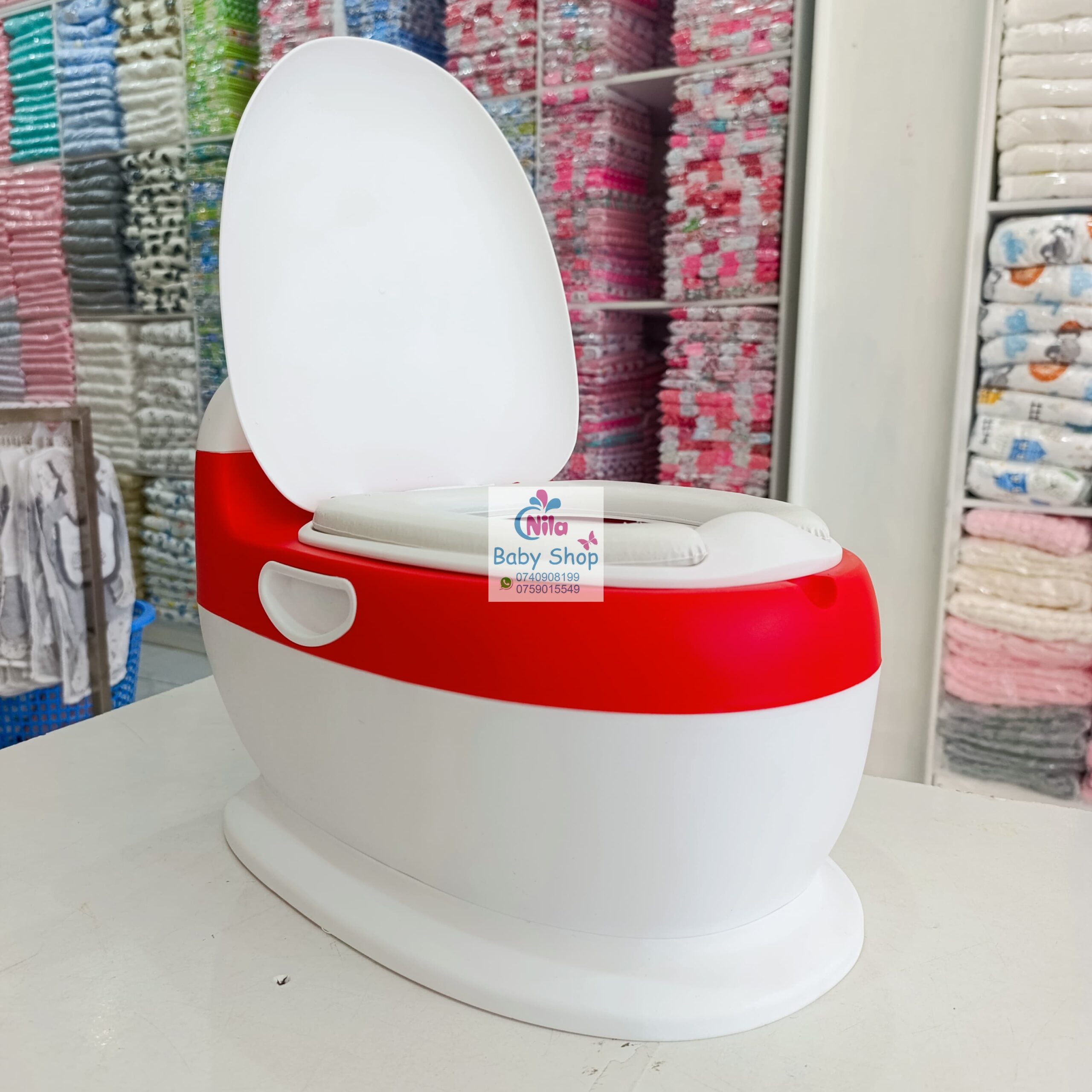 Safe Newborn Potty Seat With Soft Cushion - Image 4