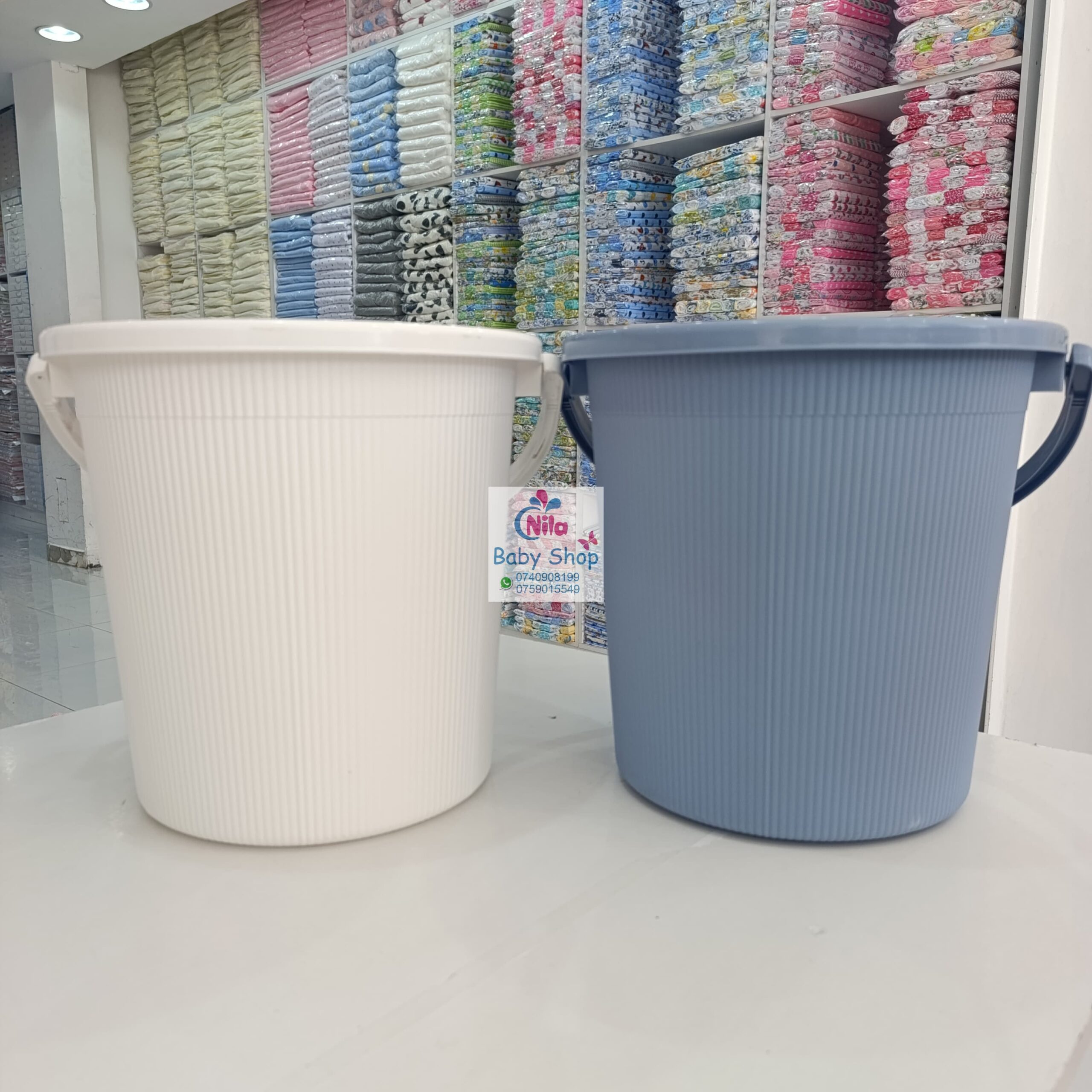 Kenpoly Frosty Bucket with Lid - 20L Durable Plastic Storage & Baby Care Bucket with Handle (Multipurpose) - Image 7