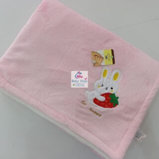 Elegant Warm Fluffy Baby Comfort Shawl - Pink