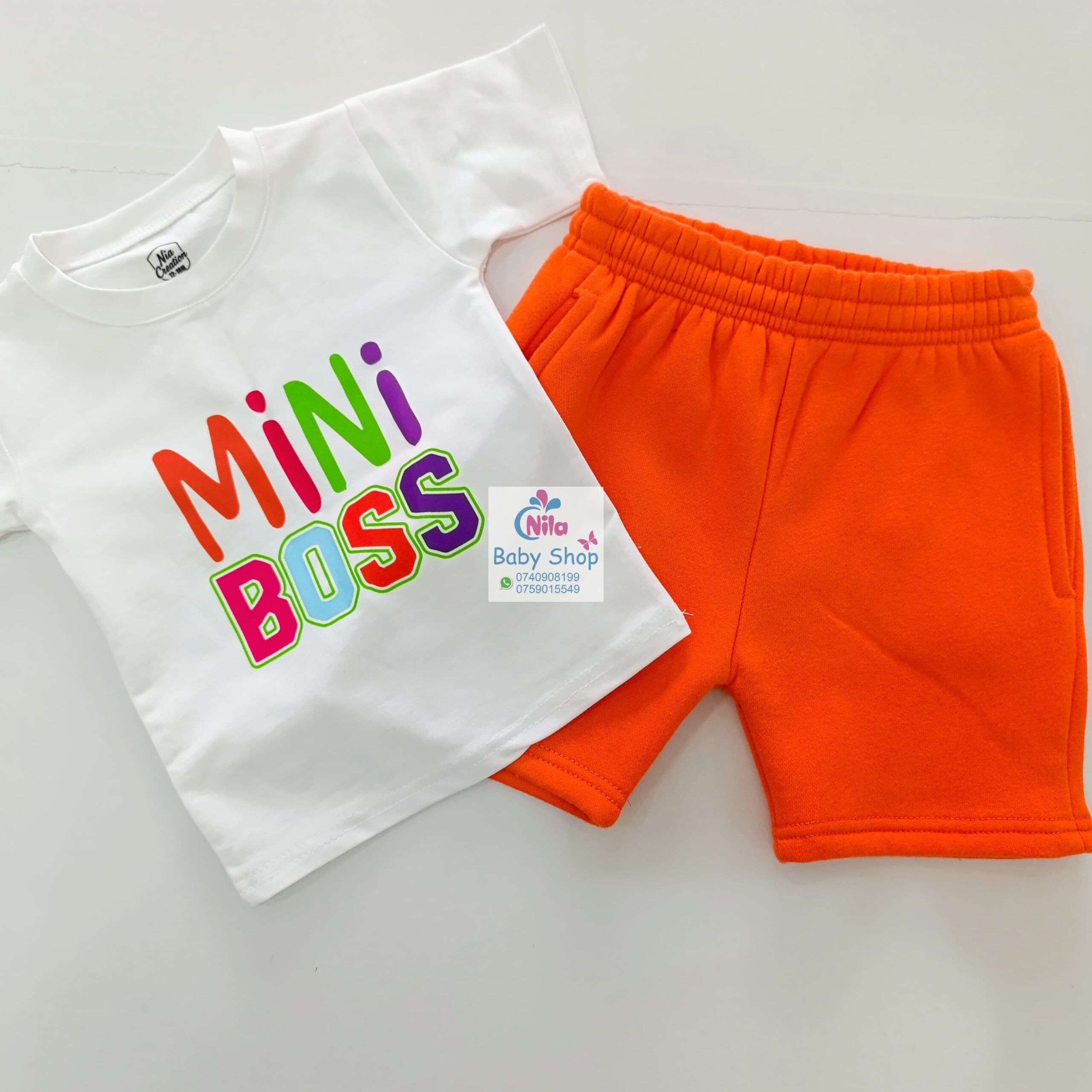 Unisex Baby T-Shirt & Shorts Set – Soft Cotton Summer Outfit, Multi-Color - Image 7
