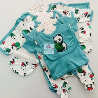 8-Piece Cotton Receiving Set for a Newborn