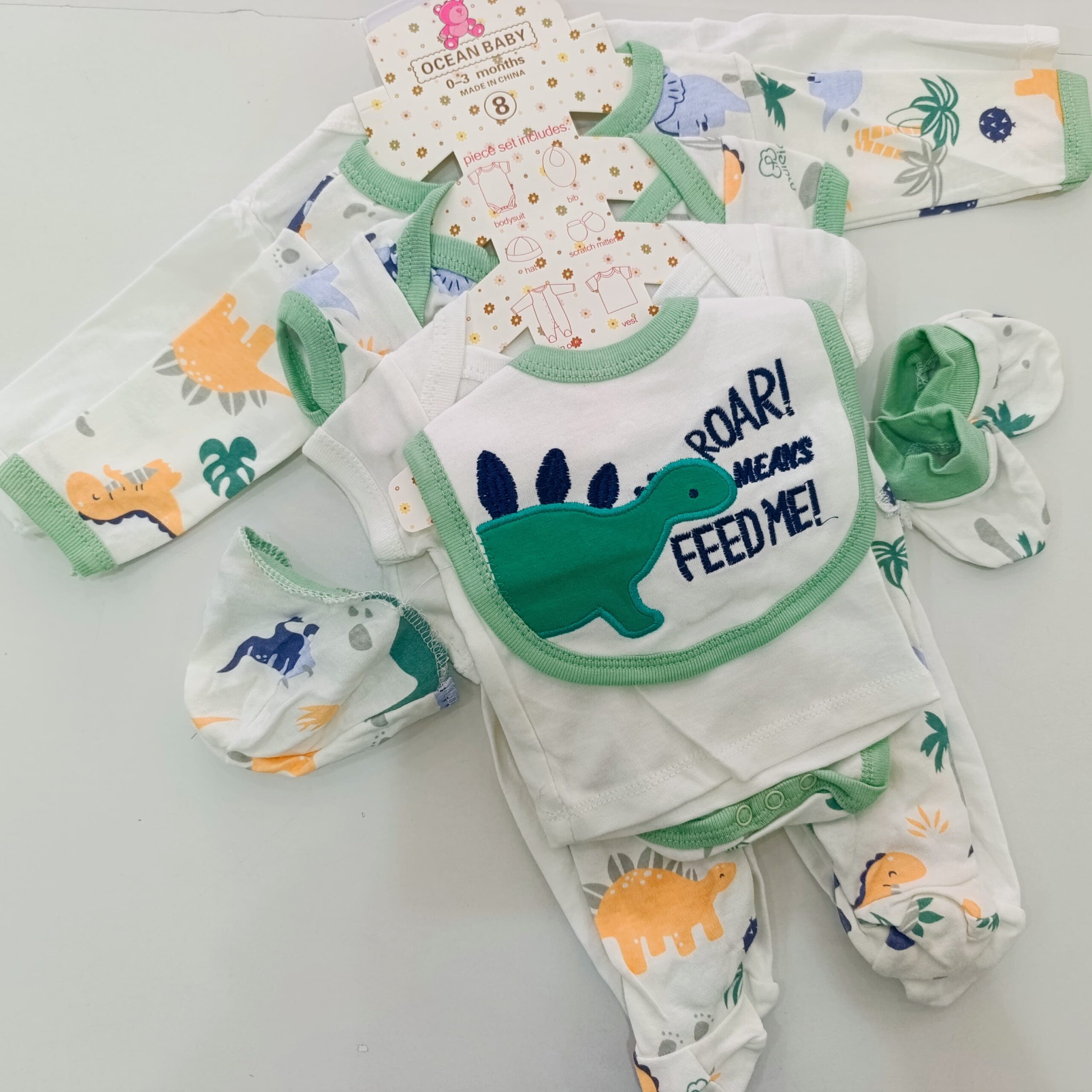 8-Piece Cotton Receiving Set for a Newborn - Image 5