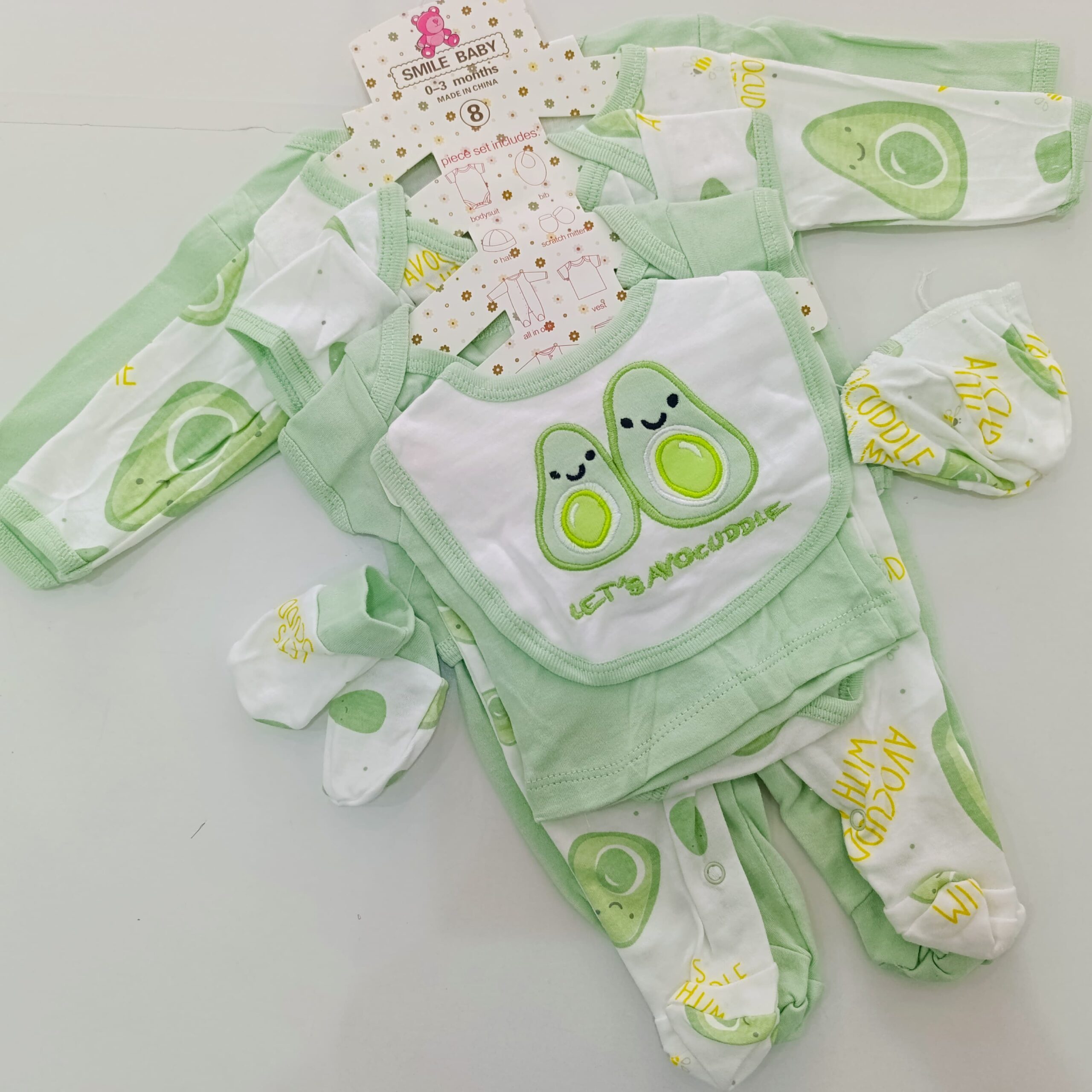 8-Piece Cotton Receiving Set for a Newborn - Image 4