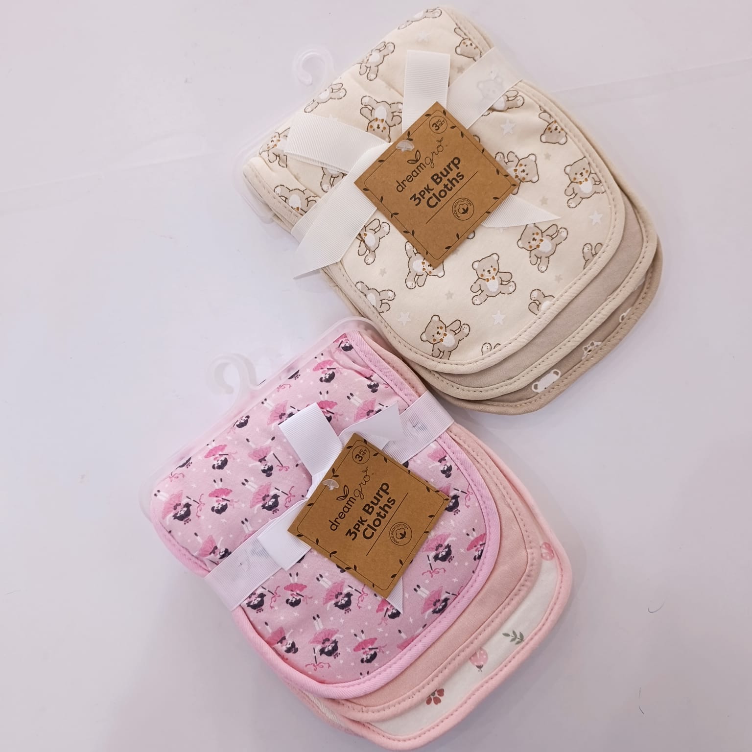 Soft Baby Bibs Set | Cute Cotton Feeding & Drool Bibs for Newborns and Infants | Adjustable Baby Feeding Bib