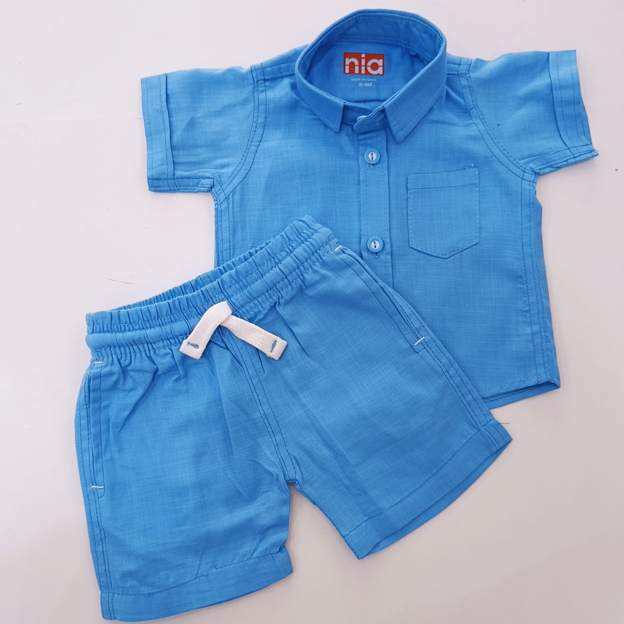 Fashion 2 Piece Outfit Baby Boy Summer Set Short Sleeve Shirt & Pants