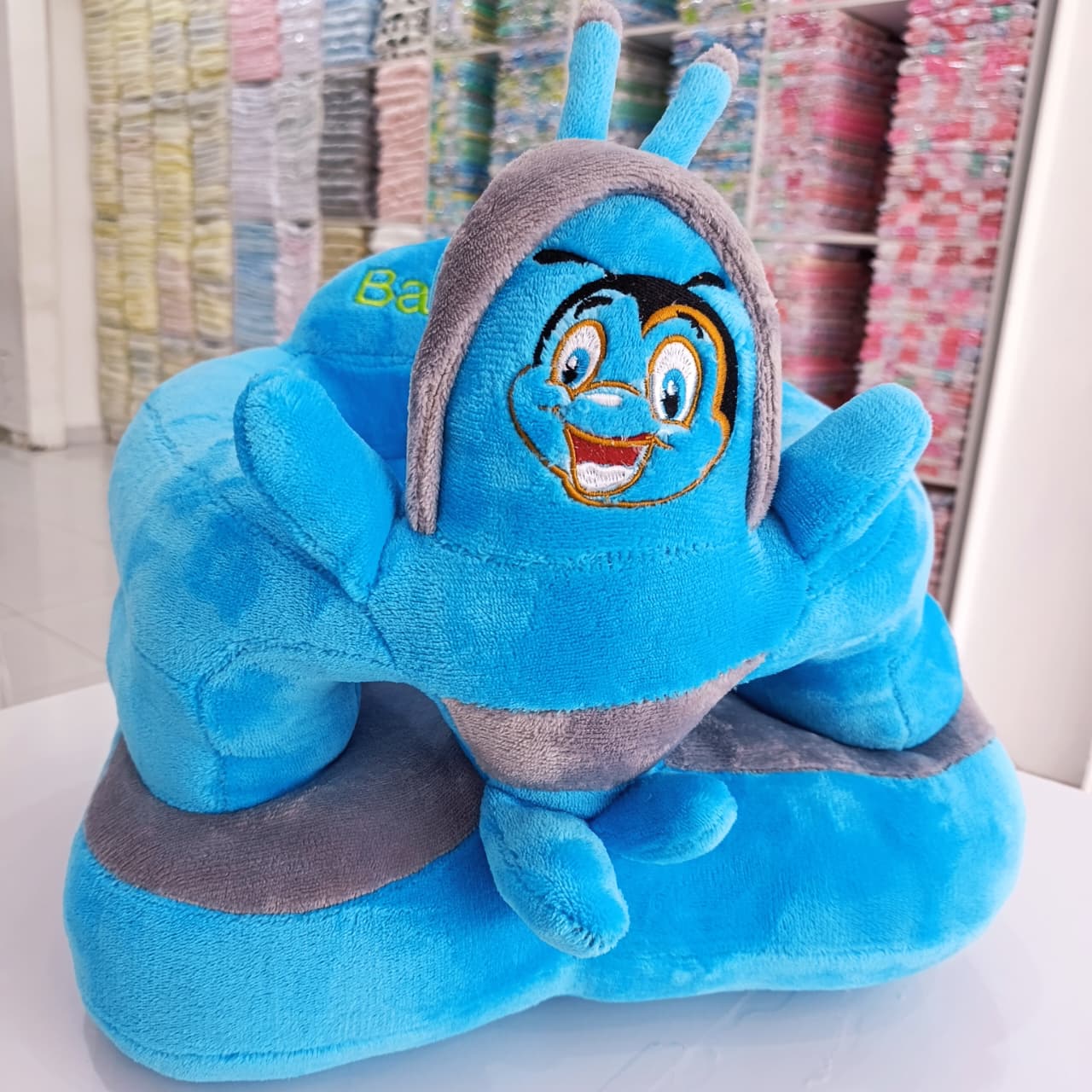 Cartoon Plush Baby Support Sofa Seat - Soft Cushioned Infant Sitting Chair