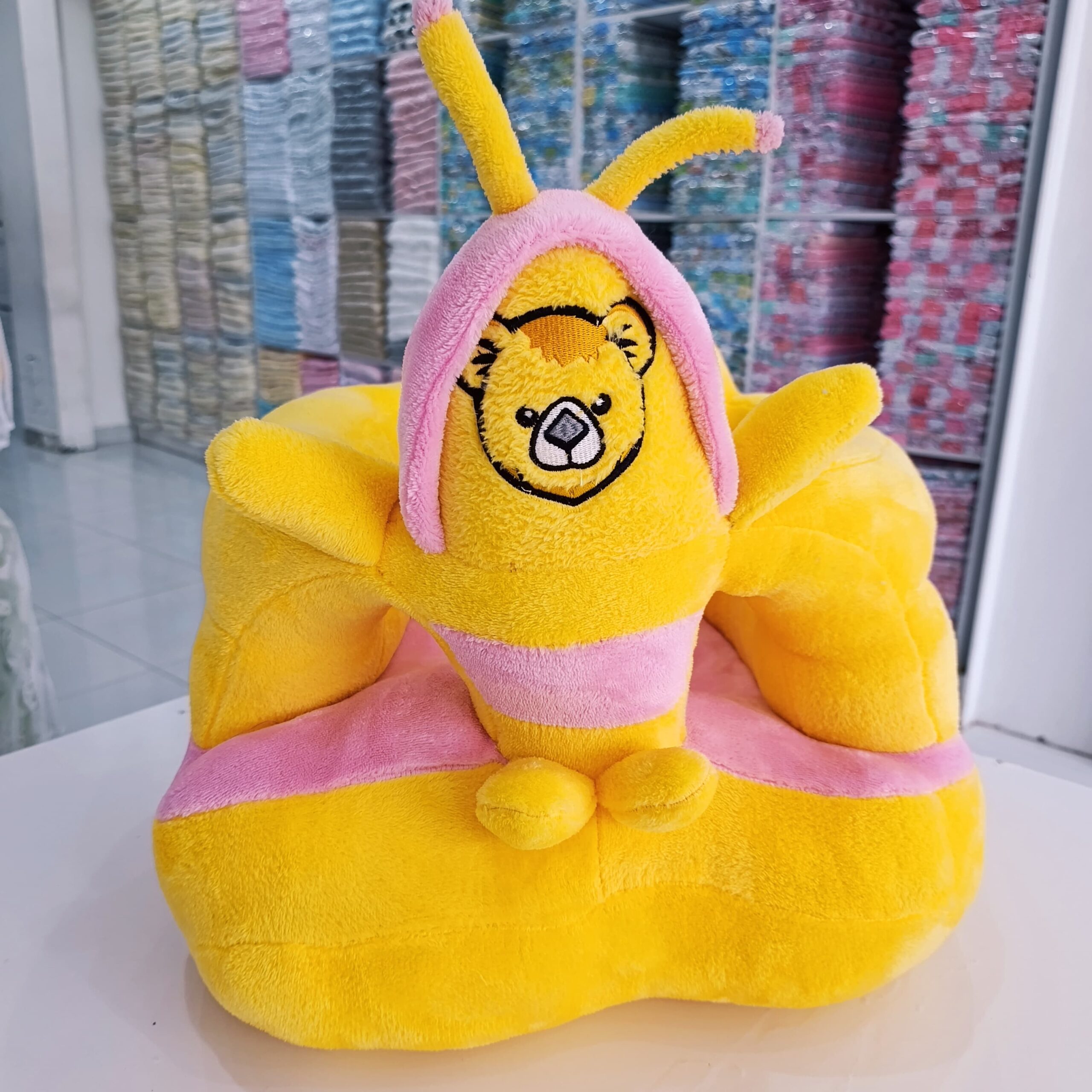 Cartoon Plush Baby Support Sofa Seat - Soft Cushioned Infant Sitting Chair - Image 6