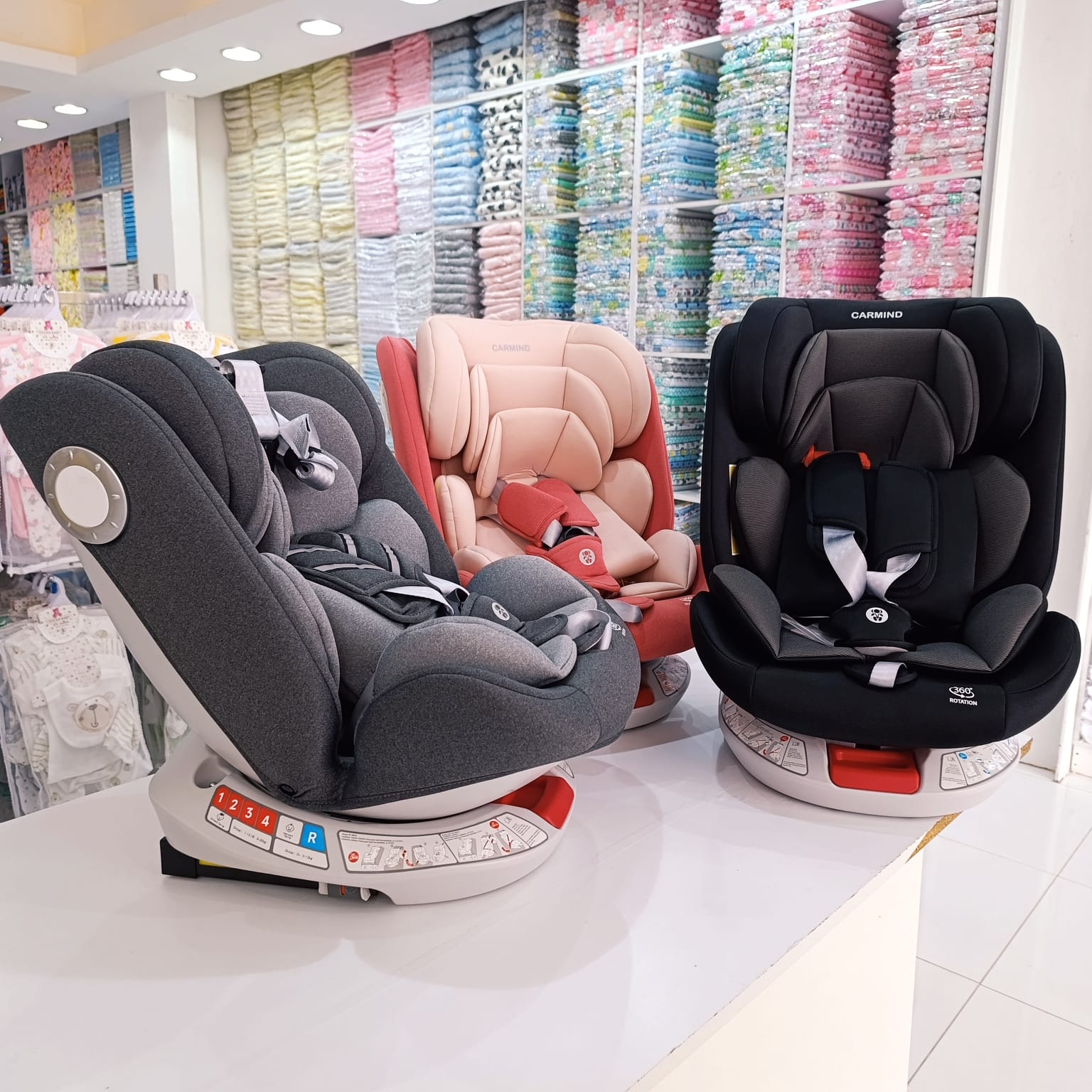 ComfortRide 360° Rotating Convertible Baby Car Seat