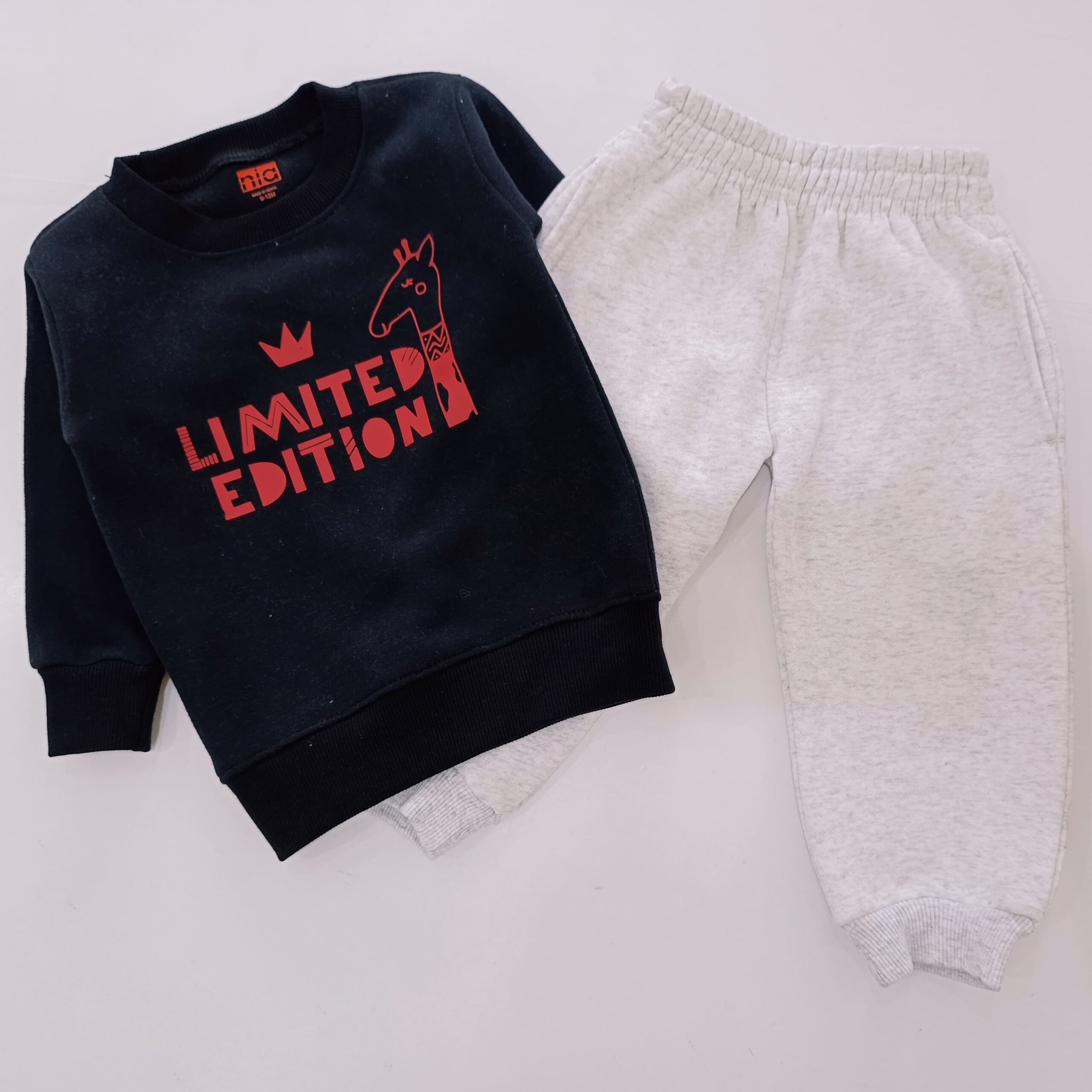 Kids Printed Sweatshirt & Joggers Set - 2 Piece Tracksuit - Image 3