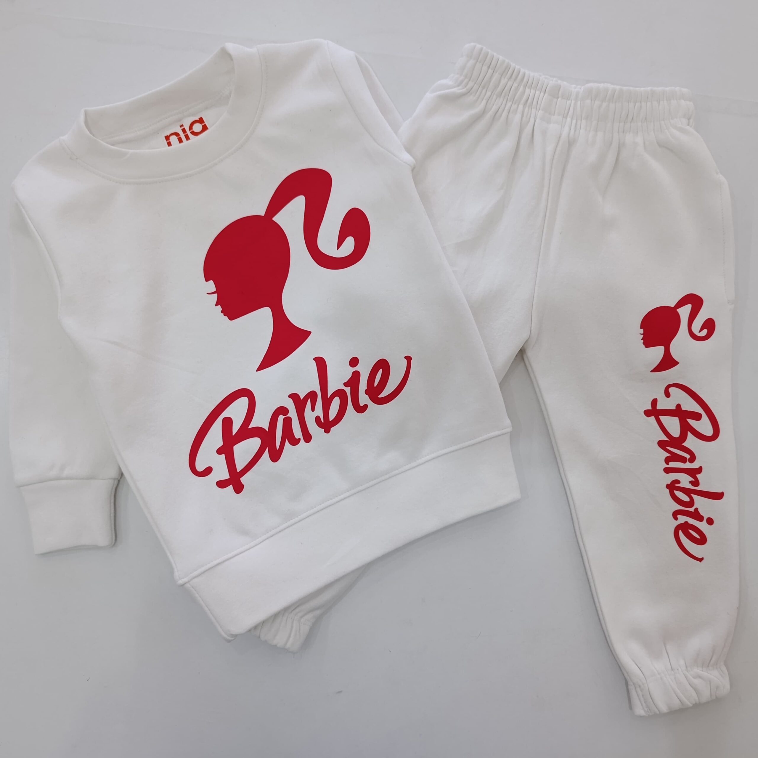 Kids' Cartoon Printed Tracksuit Set - 2-Piece Sweatshirt & Jogger Pants - Image 3